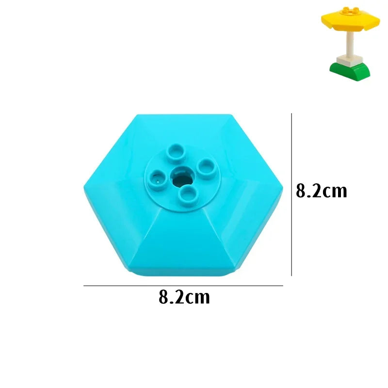 Large Building Blocks Playground Parts – Duplo Compatible Accessories