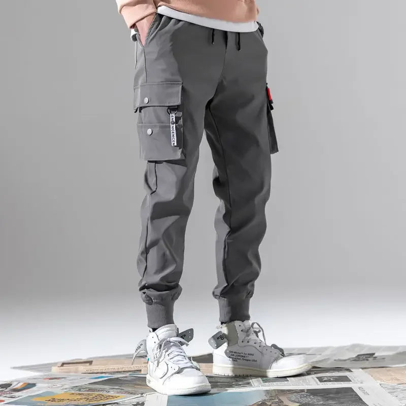 Men’s Multi-Pocket Tactical Work Pants, Casual Training & Hiking Trousers