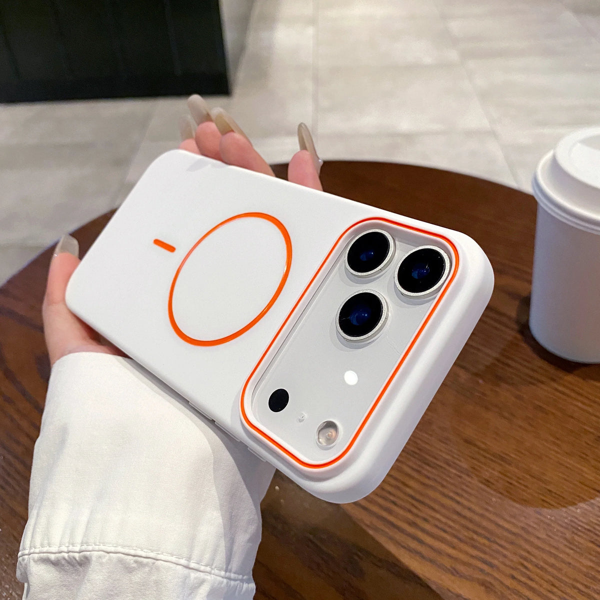 Magnetic Matte Soft iPhone Case