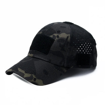 Tactical Baseball Cap with Velcro Patch – Breathable Adjustable Hat