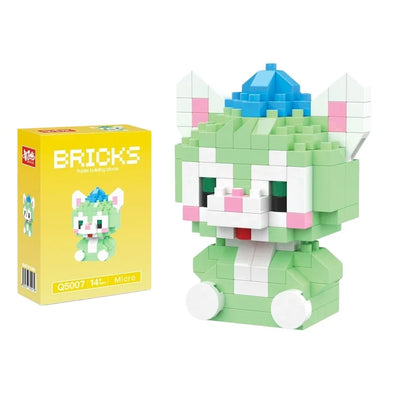Cartoon Character Mini Building Blocks Set – DIY Brick Figures