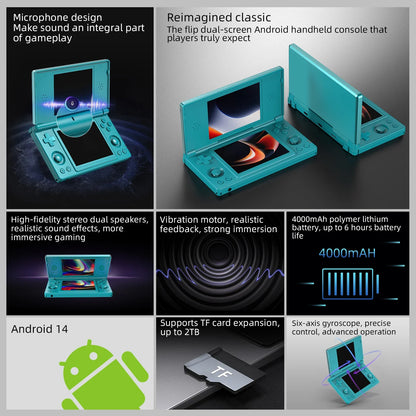 Anbernic RG DS Dual Screen Retro Gaming Console – Android 14