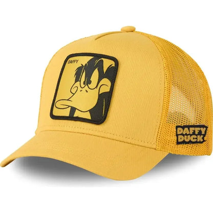 Unisex Anime Cartoon Cotton Trucker Snapback Cap