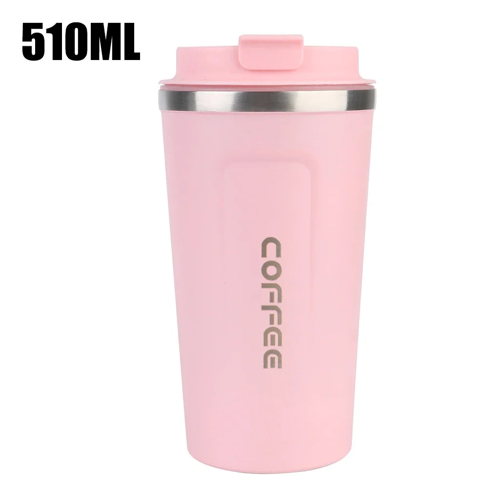 Thermo Cafe Double Stainless Steel Coffee Mug Tea Water 380