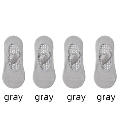 Non-Slip Yoga Socks for Women – Backless Grip Socks for Pilates & Ballet