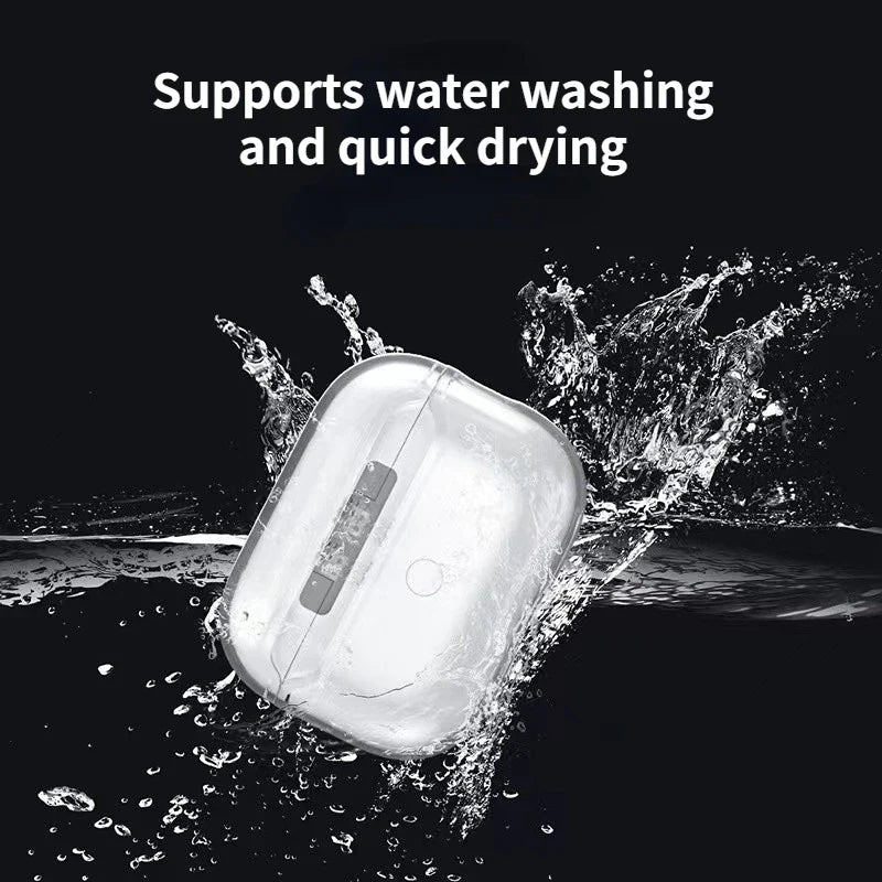 Clear AirPods Pro 2 Case with Wrist Strap – Soft TPU Cover