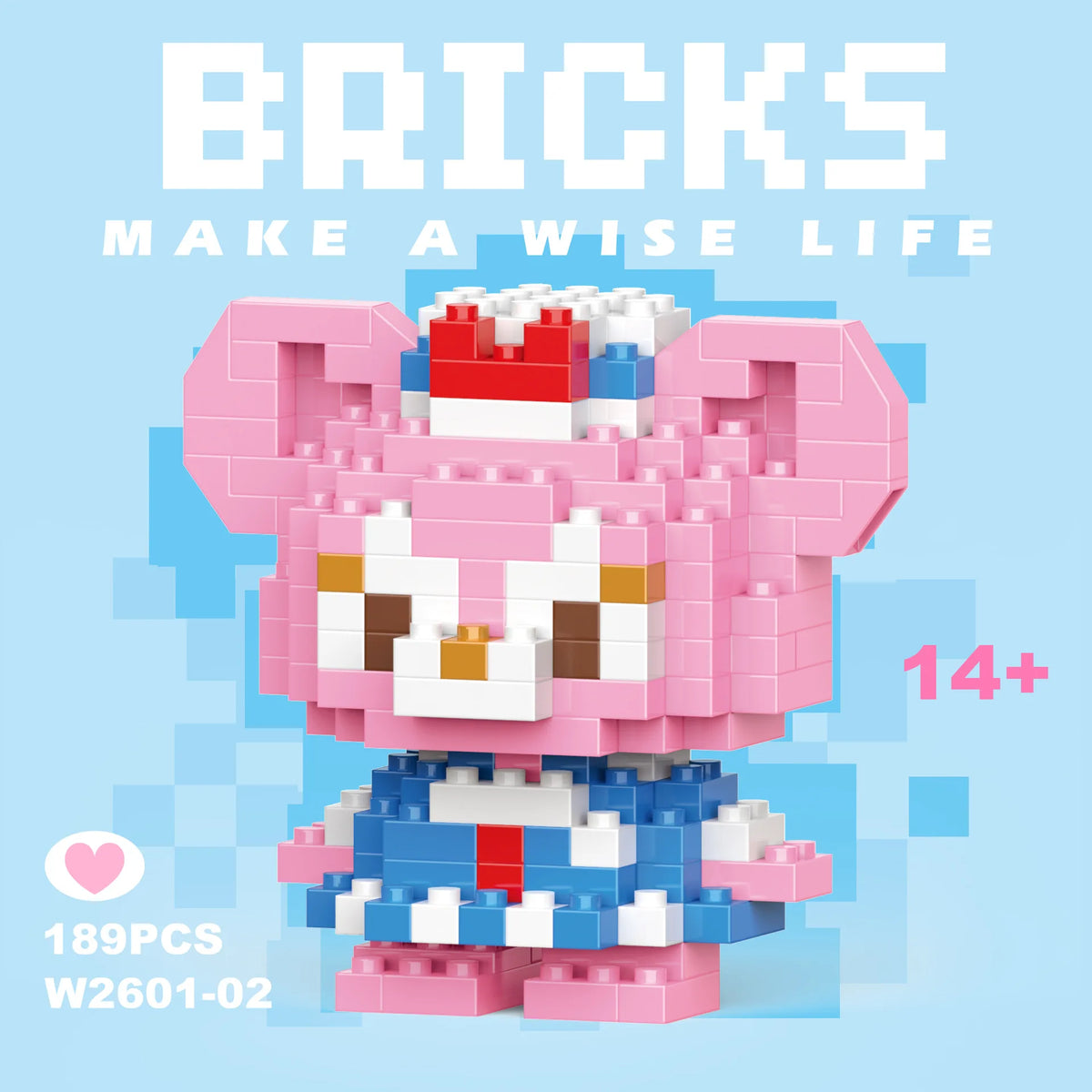 Disney Character Mini Building Blocks Set – Micro Bricks Figures 135–214 PCS