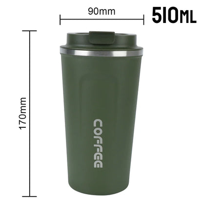 Thermo Cafe Double Stainless Steel Coffee Mug Tea Water 380