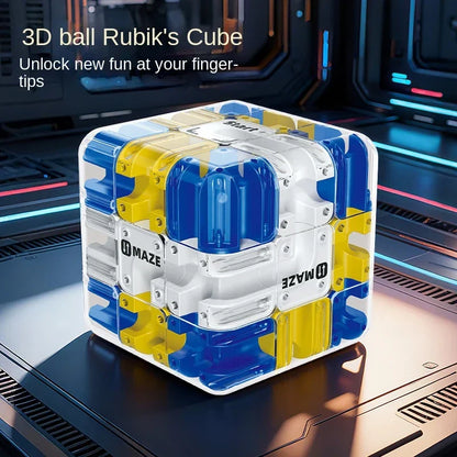 3D Maze Ball Rolling Cube Fidget Toy