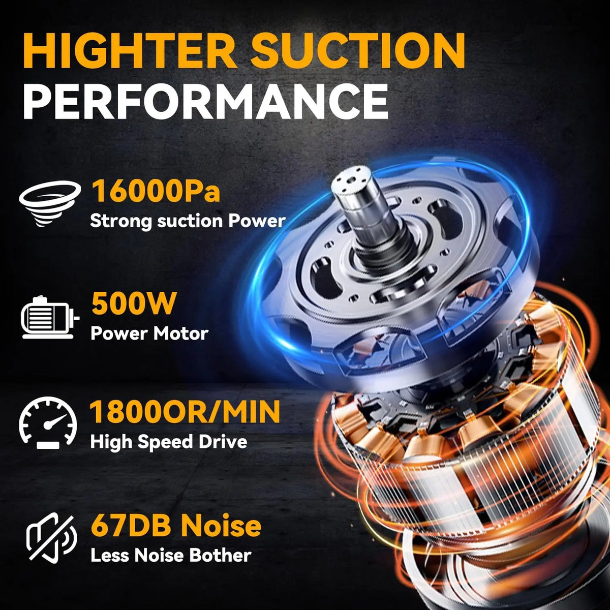 5-in-1 Handheld Electric Vacuum Cleaner – 400W Powerful Motor