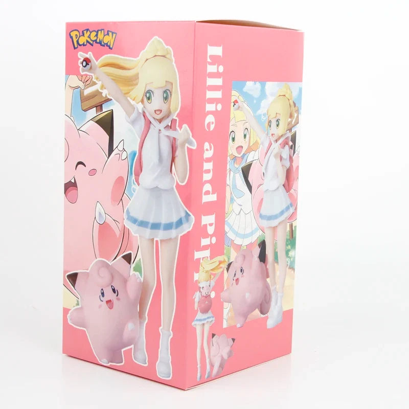 Pokémon Lillie & Clefairy PVC Figure 19cm – First Edition Collectible