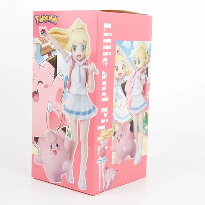 Pokémon Lillie & Clefairy PVC Figure 19cm – First Edition Collectible