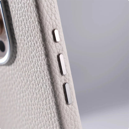 Magnetic Lychee Texture PU Leather iPhone Case