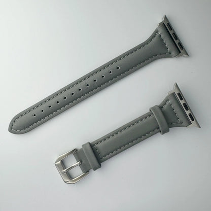 Slim Leather Band for Apple Watch, 40–49mm, Women’s Style