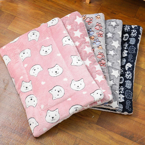 Thickened Comfortable Warm Small Cat Sleeping Cushion Skin-Friendly Cute Winter Medium Dog Sofa Mat