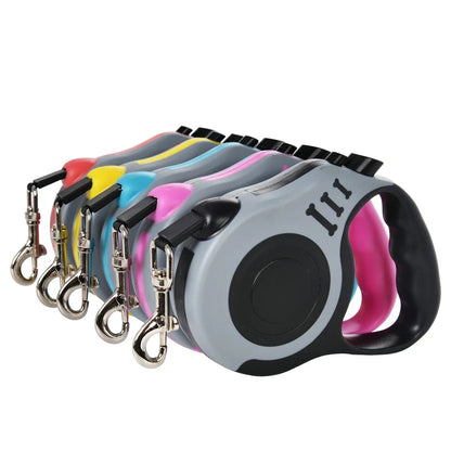 Retractable Dog Leash – 3M & 5M Nylon Lead for Small Dogs & Cats