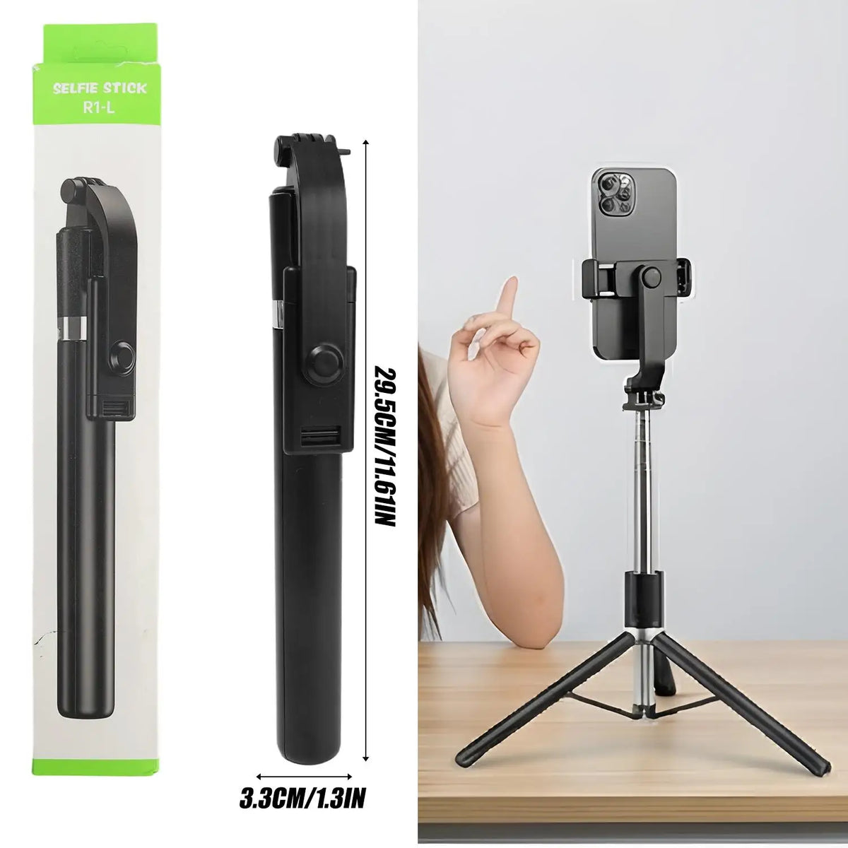170cm Selfie Stick Tripod – Bluetooth, Reinforced & Portable