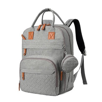 Diaper Bag Backpack with Changing Station & USB Port