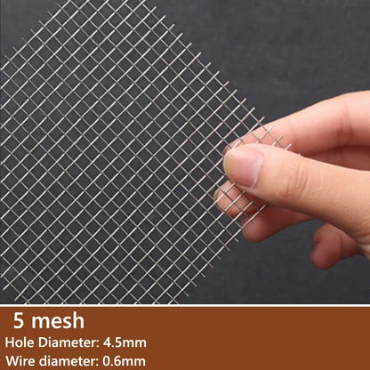 304 Stainless Steel Woven Wire Mesh Filter Screen – 4 to 500 Mesh
