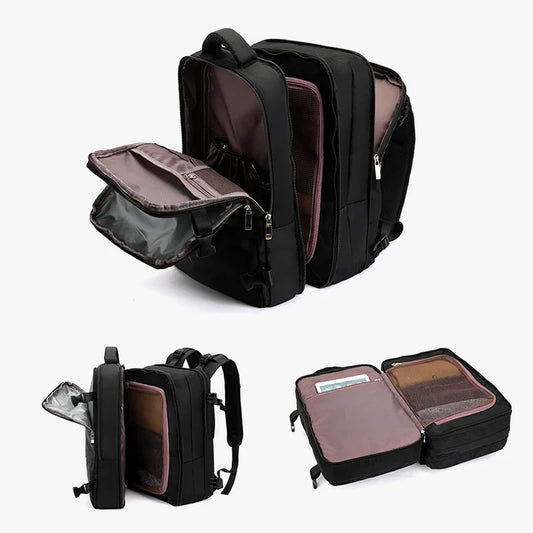 Large Capacity Travel Backpack – Lightweight Laptop Bag for School & Travel