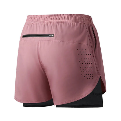 Men's Quick Dry Double Layer Running Shorts