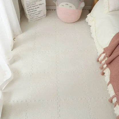 Plush Puzzle Floor Mat – 10pcs Interlocking Foam Tiles 30x30cm