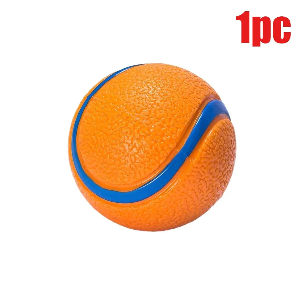 Dog Toy Ball Fetch Tough Pet Puppy Chew Solid Elastic Jumping Accessories Large Medium Small