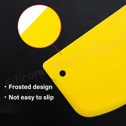Plastic Dough Scraper & Cake Smoother – Baking Tool