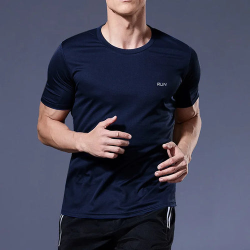 Men's Quick Dry Short Sleeve Fitness Sports T Shirt