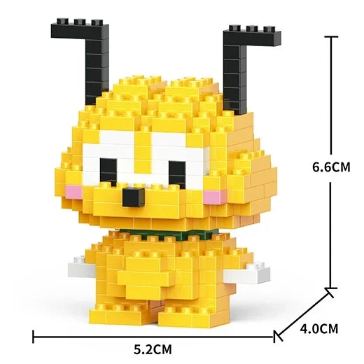 Disney Mini Building Blocks Figure – Mickey Minnie Princess Brick Toy