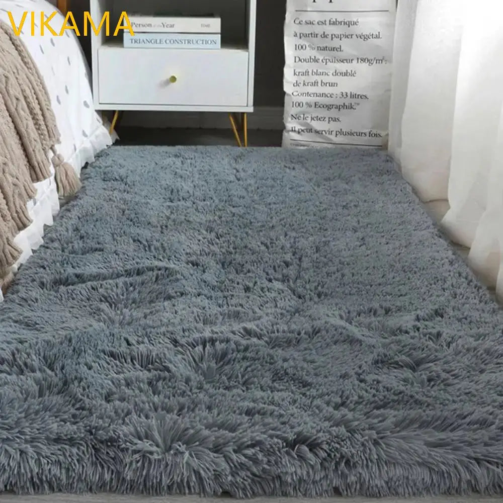 Plush Shag Carpet – Ultra-Soft High-Pile Area Rug for Bedroom & Living Room