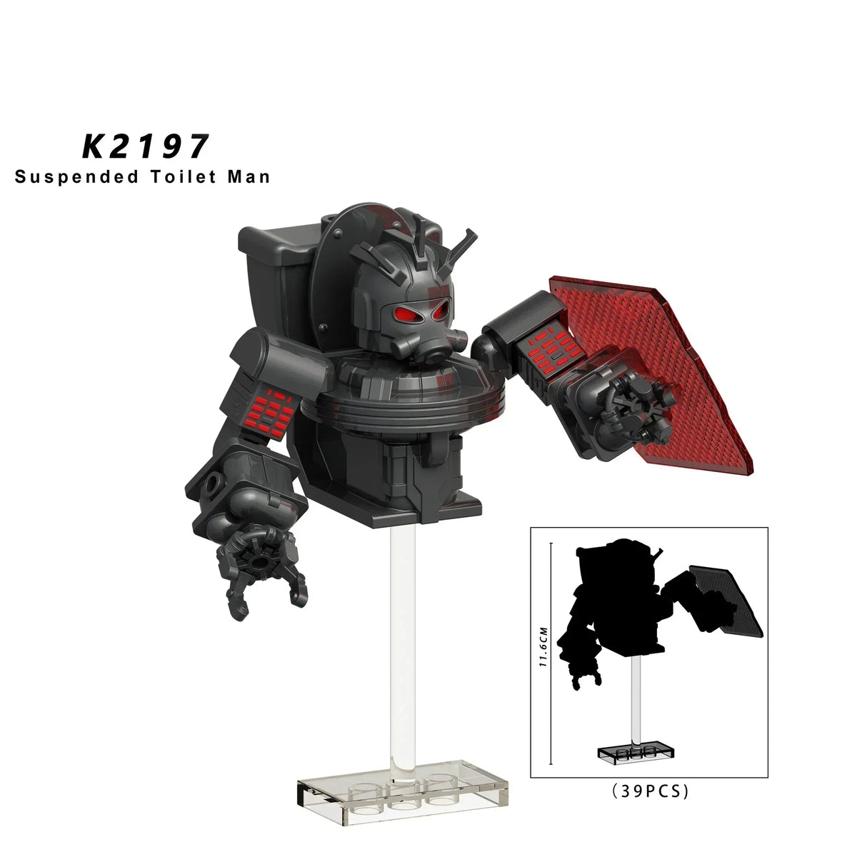 Skibidi Toilet Mini Building Block Figures – TV Man, Cameraman & More