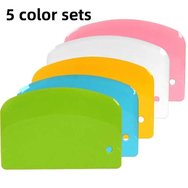 Plastic Dough Scraper & Cake Smoother – Baking Tool