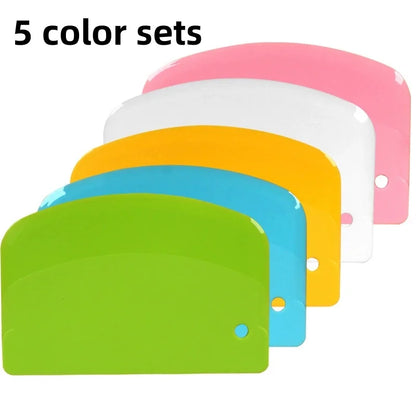Plastic Dough Scraper & Cake Smoother – Baking Tool