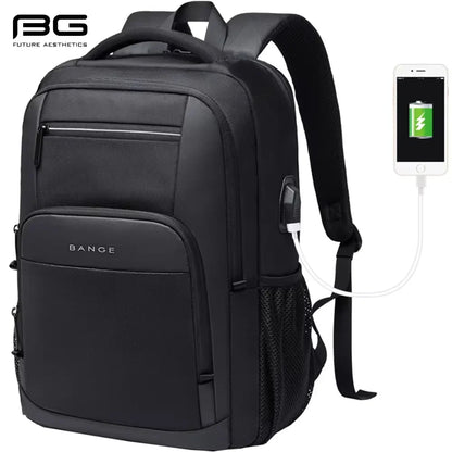 Laptop Backpack with USB Charging Port – Men's Business Travel Bag