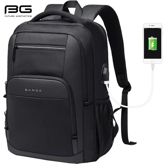 Laptop Backpack with USB Charging Port – Men's Business Travel Bag