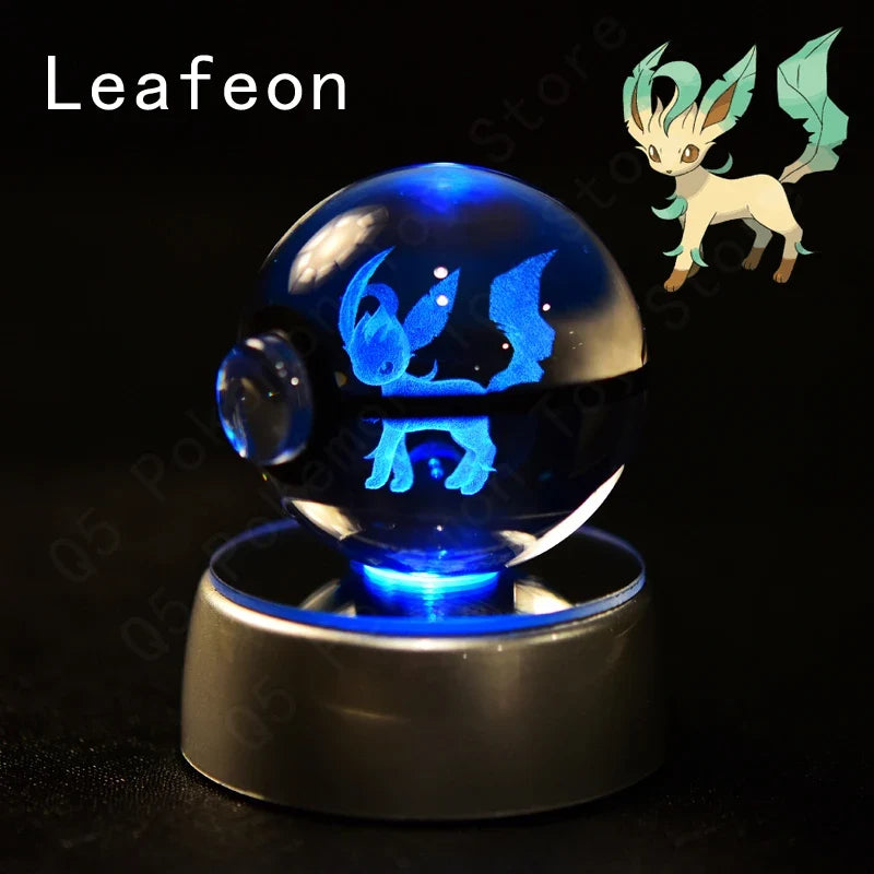 Pokémon 3D Crystal Ball Night Light with Mewtwo & Pikachu