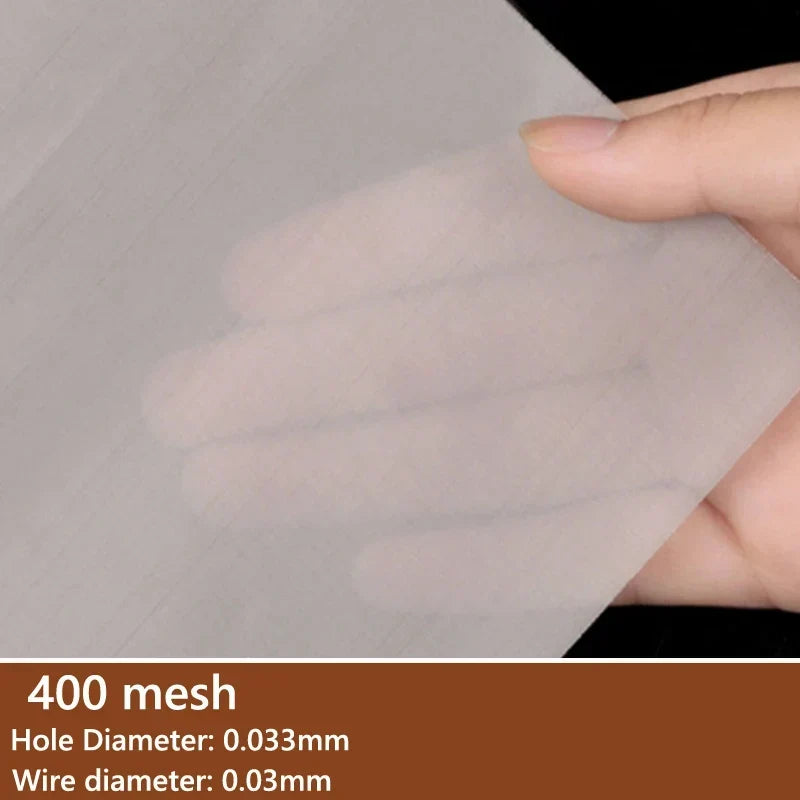 304 Stainless Steel Woven Wire Mesh Filter Screen – 4 to 500 Mesh