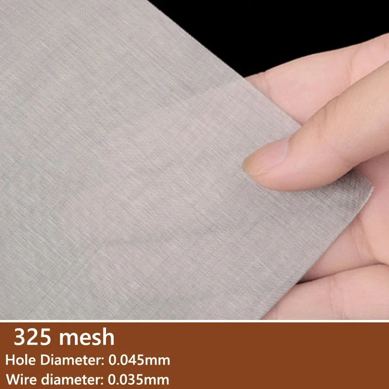304 Stainless Steel Woven Wire Mesh Filter Screen – 4 to 500 Mesh