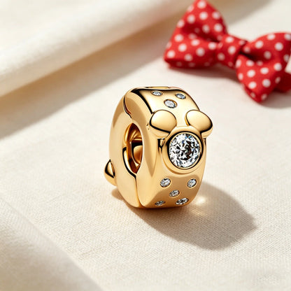 Disney Character Charm Bead – Fits Snake Chain Bracelet & Necklace