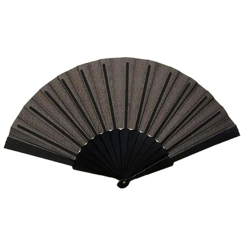 Folding Hand Fan Chinese Silk Fabric Fan for Weddings & Dance