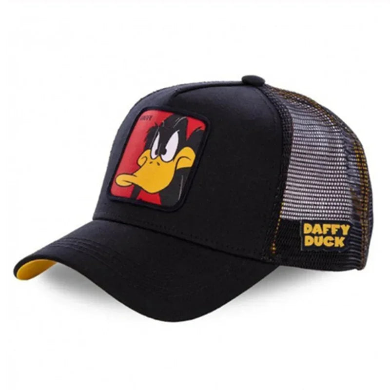 Unisex Anime Cartoon Cotton Trucker Snapback Cap