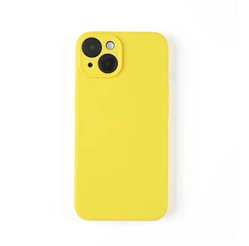 Luxury Liquid Silicone Phone Case for iPhone 13 Mini 14 15 Pro Max Plus