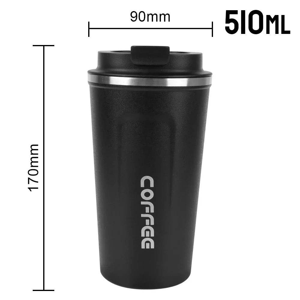 Thermo Cafe Double Stainless Steel Coffee Mug Tea Water 380