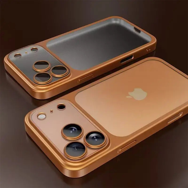 Plating Color PC Transparent iPhone Case