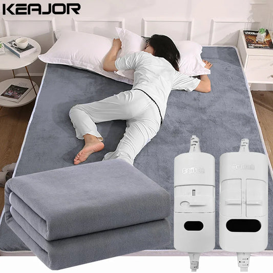 Thick Electric Heated Blanket with Automatic Thermostat