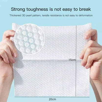 Disposable Cotton Face Towels – Soft Dry Wipes 50/100pcs