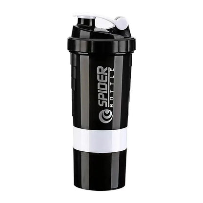 3 Layer Protein Shaker Bottle with Storage Compartments