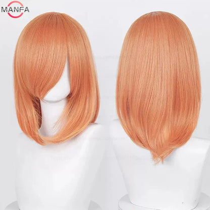 40cm Heat Resistant Anime Cosplay Wig with Bangs