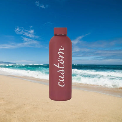 Personalized Engraved Insulated Water Bottle | Custom Name 16.9oz